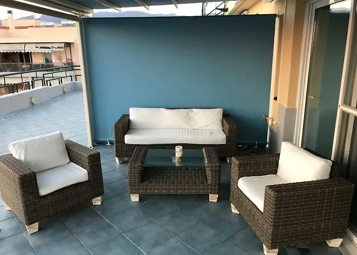 Tg Beach Studio With Sea View Terrace Apartment Kalamata