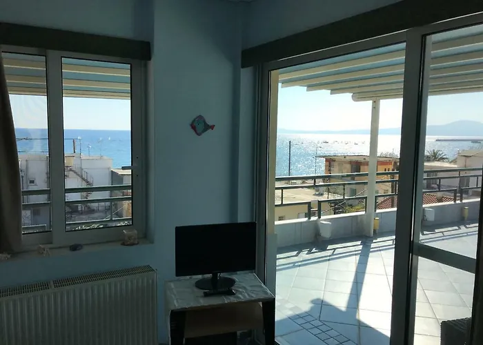 Διαμέρισμα Tg Beach Studio With Sea View Terrace Καλαμάτα